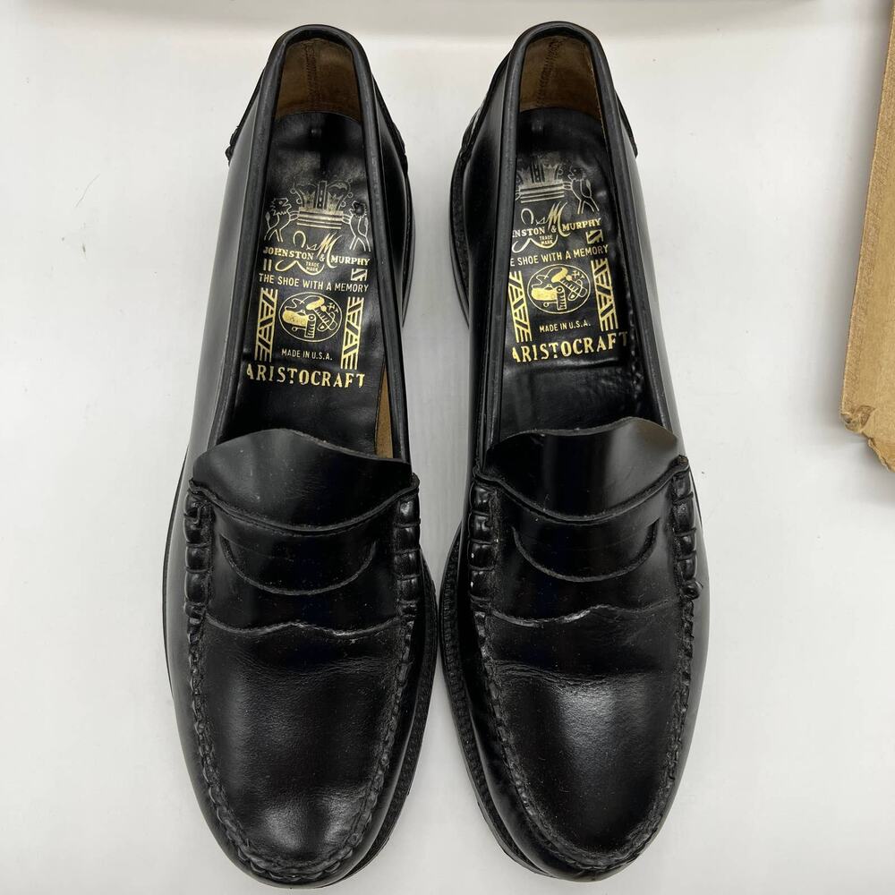 Johnston & Murphy Men's Leather Casual Shoes Size 9.5C